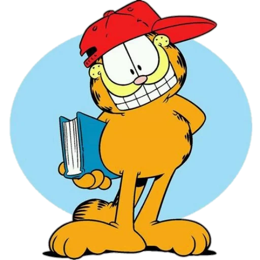 гарфилд, garfield, гарфилд колпаке, герои мультика гарфилд