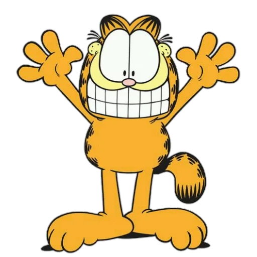 гарфилд, garfield, гарфилд рисунок, гарфилд персонажи