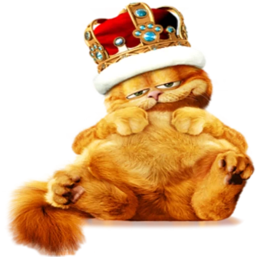 garfield, garfield 2, katze garfield, garfield 2, cat garfield king