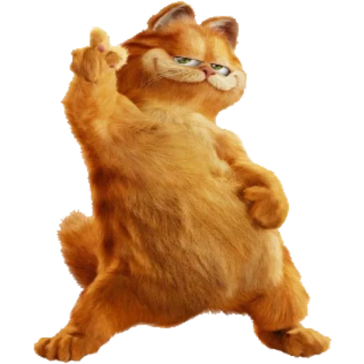 garfield, garfield, garfield dansant, garfield le chat rouge, garfield le chat de la veilleuse