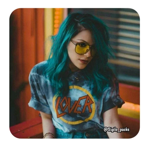 menina de estilo, cabelo azul escuro, azul de lã, cabelo azul da moda, jesse de cabelo azul