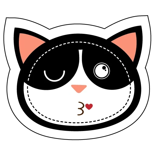 gato, gamercat, emblema de gato, rosto de gato
