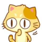 chatte souriante, anime chat avec un visage souriant, chat mignon avec un visage souriant, chat d'expression japonaise, chat d'expression chinoise