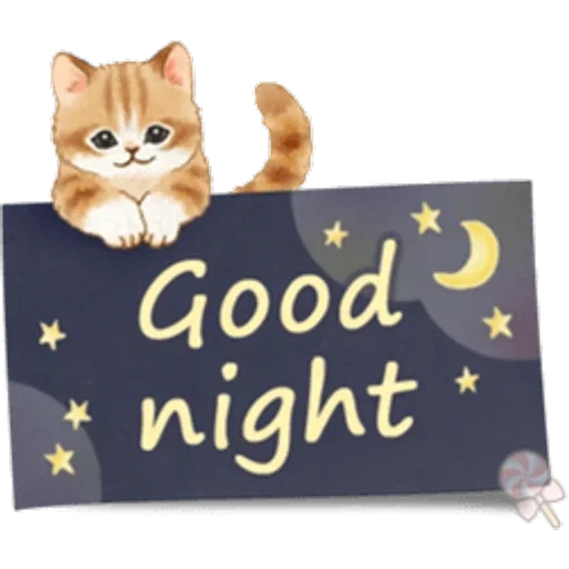 viel glück, good night, good night sweet, good night card, gute nacht und süße träume