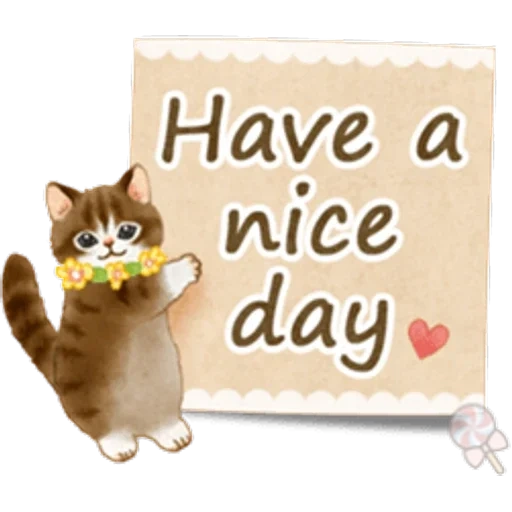 kucing, hari yang baik, semoga harimu menyenangkan, semoga harimu menyenangkan, semoga harimu menyenangkan stensil