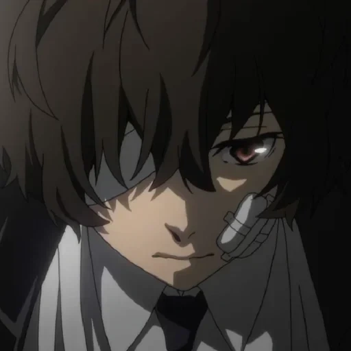 dazai, dadzai, capturas de pantalla de dazai, osamu dadzai, personajes de anime