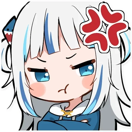 gura, gura gura, emoji anime