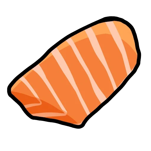 лосось в векторе суши иконка, лосось иконка оранжевая, суши иконка, суши, филе лосося вектор