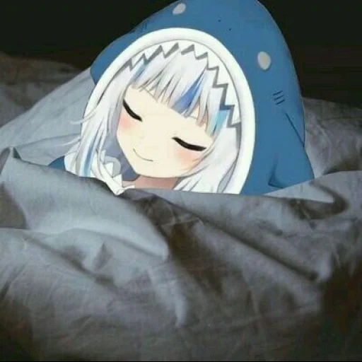 body, night again, hololive sleep, anime gura is sleeping, dirty bedding