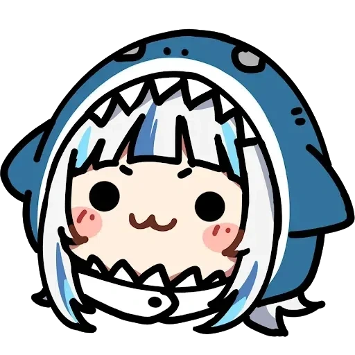 gula, anime, vasche di acurco, anime di shark girl