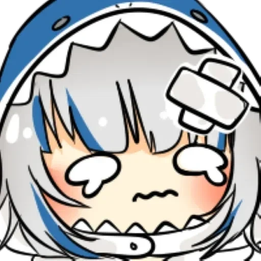 pack, gura, blueawoo, gura gura, anime emoticons