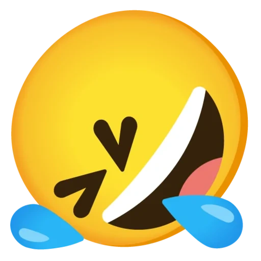 twitter, pictograma, laughing emoji