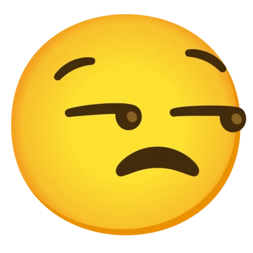 emoji, emoji face, facial emoticons, emoji emoticons, a displeased emoticon