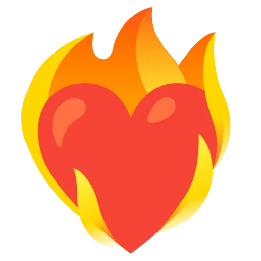 emoticon des feuers, der ausdruck des herzens, ausdruck des herzens, emoticons mit brennenden herzen, emoticon heart fire replikation