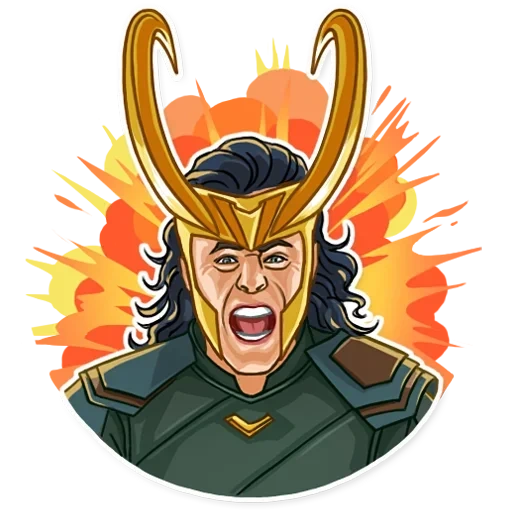 rocky, marvel loki, rocky marville, stickers nks rocky