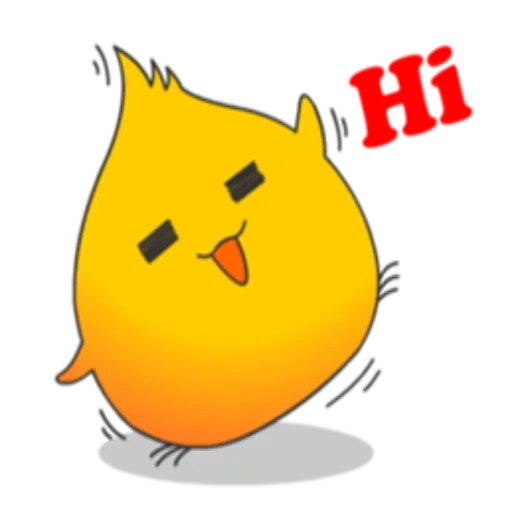 broma, animales, pollo amarillo, el pollo es amarillo, clipart superior