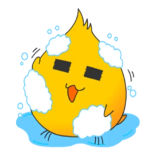 pollo, polluelo, un huevo de gallina, el pollo es lindo, pollo kawaii