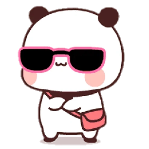 panda, scherzen, netter anime, chibitosik, die zeichnungen sind süß