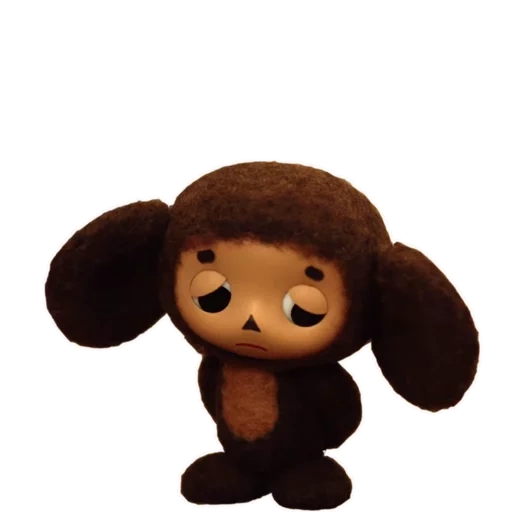 chebrashka, sweet chebrashka, juguetes chebraska, triste chebrashka, juguetes de felpa cheburashka