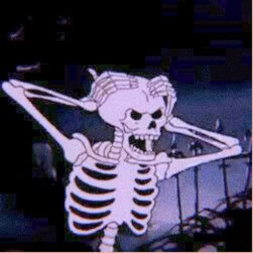 esqueleto, oscuridad, kusakabe, meme de esqueletos, moondrop x reader