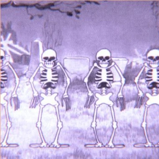 der text, das skelett, andrew gold, the skeleton dance, die küste des skeletons