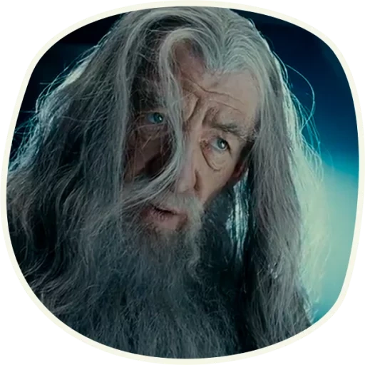 gandalf, bob gandalf, señor de los anillos, gandalf no se maquilla, ian mclean gandalf