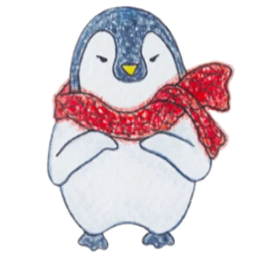 pinguino, penguin angel, pinguino caro, piccolo pinguino, vettore dei pinguini di capodanno