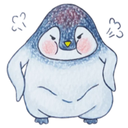 pinguim, pinguim chibi, pinguim fofo, bebê pinguim