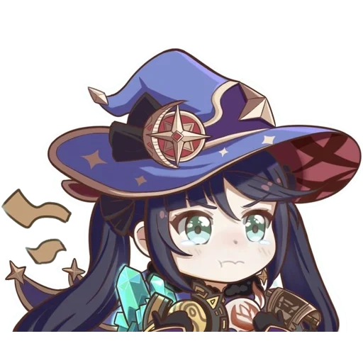 genshen chibi, mona genshen chibi, mona genshen chibi, genshin impact mona, thicc videogame witch