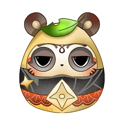 daruma, tanuki logo, mujidaruma, patrón lindo, ilustraciones lindas