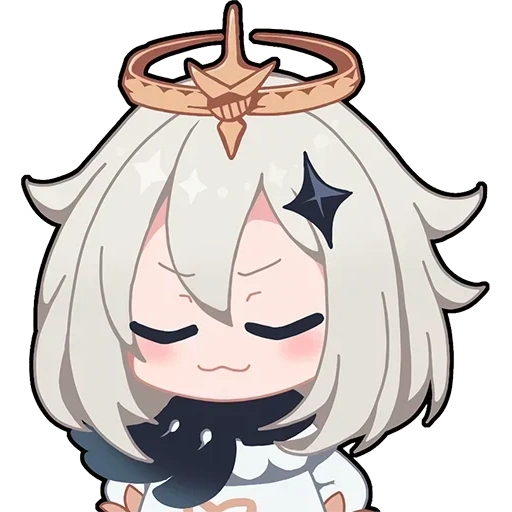 chibi genshin, demonios de goetia, impacto de genshin, chibi paymon genshin, paymon genshin impact chibi