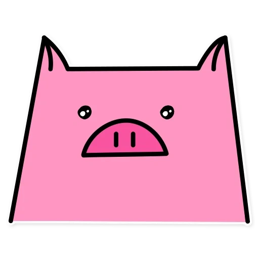 emoji, rosado, gatos lindos, alemán de cerdo