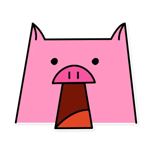 hermoso, emoji, cerdo, alemán de cerdo