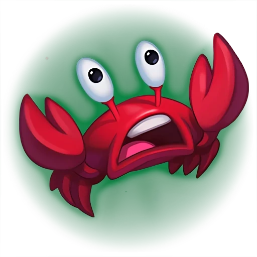 crabe, crabe maléfique, fun crabe, cool crabe, league of emotional crab heroes