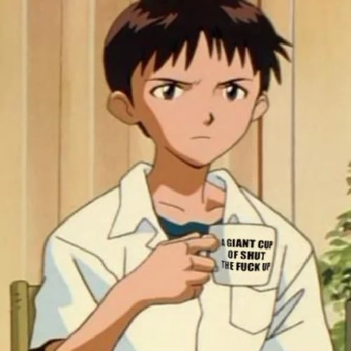 ikari shinji, anime di shinji, vangelo della vera terra, ikari shinji, vangelo shinji cup