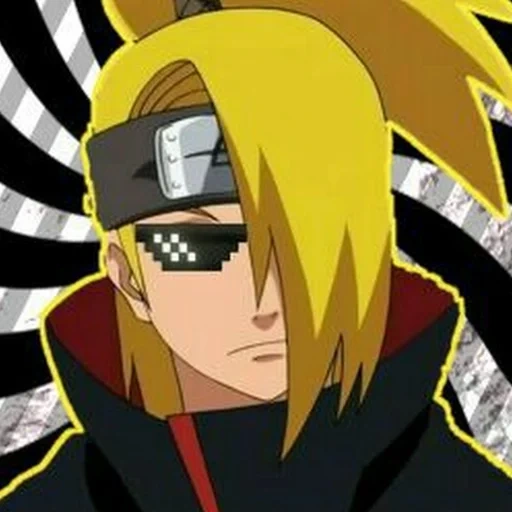 dedar, deidara, naruto deidara, dedala zhu ning, dedara anime naruto