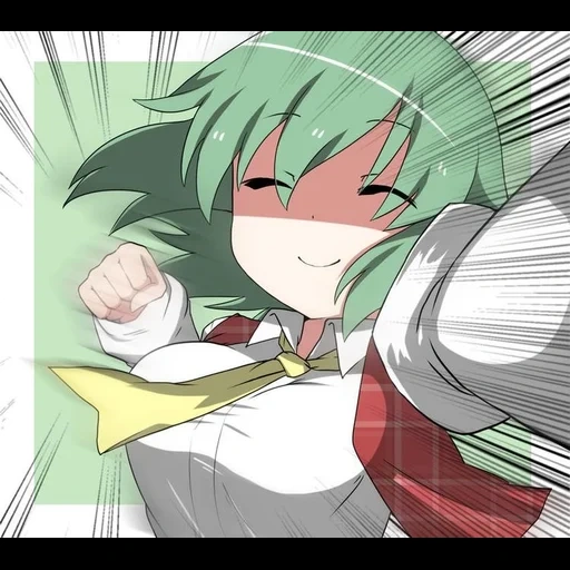 art de l'anime, anime mignon, touhou project, personnages d'anime, yuuka kazami angry