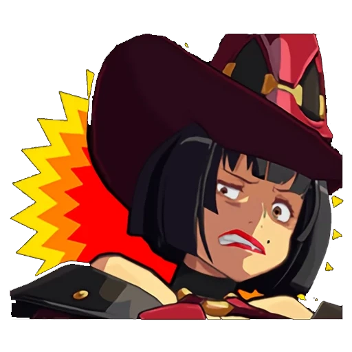 anime megumin, guilty gear xrd, i-no guilpy gear, i-no guilpy gear, guilty gear xrd rev2 faust overdrive