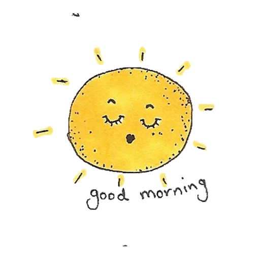рисунок, милое солнце, улыбка солнца, желтое солнце, улыбающееся солнце