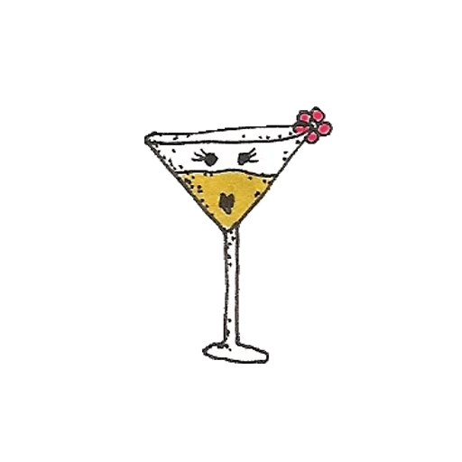 коктейль, коктейль мартини, коктейль оливкой рисунок, мартини оливкой коктейль, коктейль розовым мартини
