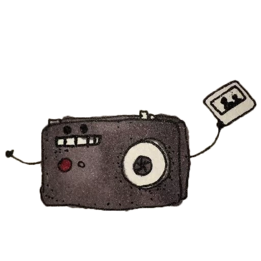 фотокамера, фотоаппарат, фотоаппарат скетч, цифровой фотоаппарат, фотоаппарат распечаткой