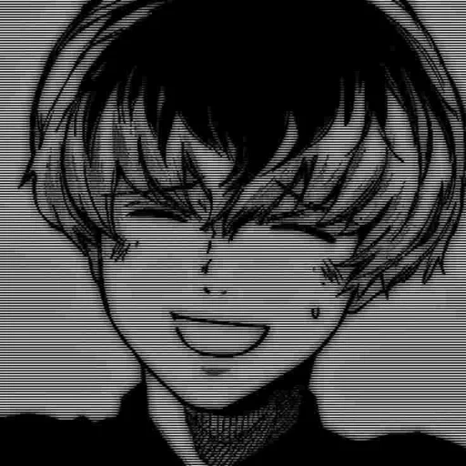 kaneki ken, sasaki sea, beija-flor de tóquio, sasaki hoi chibi, sorria de quadrinhos do mar