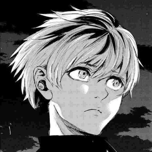 манга, канеки, kaneki, токийский гуль, justhatemeee лицо