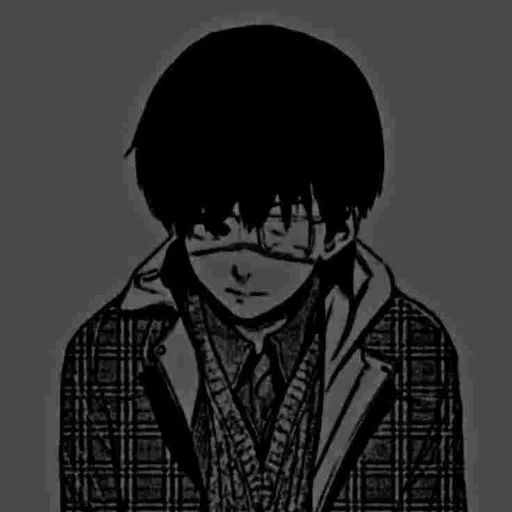 anime, immagine, personaggi anime, kaneki ken manga, tokyo ghoul manga art