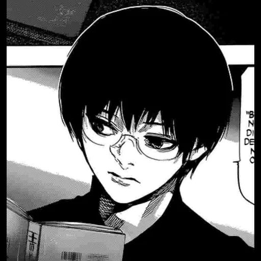 immagine, kaneki ken, manga kaneki, tokyo ghoul, kaneki black god of death manga