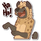 little Hyena @stickersb2b