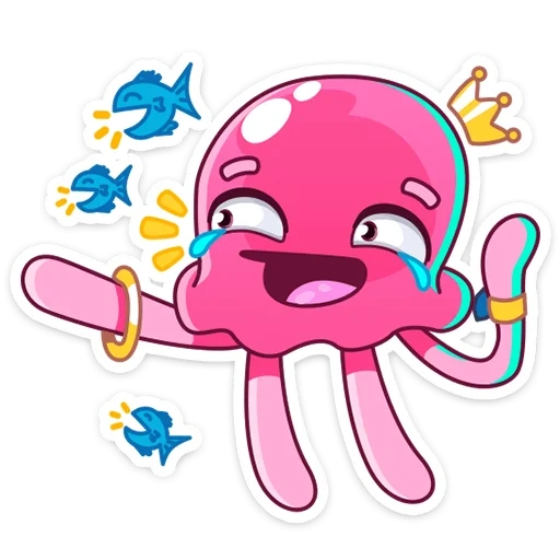 anime, ubur-ubur, jellyfish jill, perfect world jellyfish smiley set