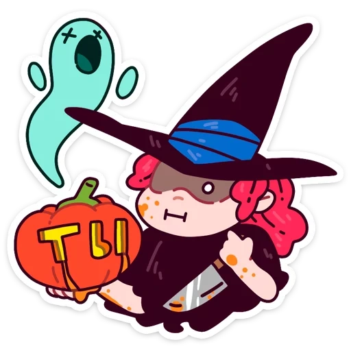 penyihir, halloween, penyihir, vc ginger witch