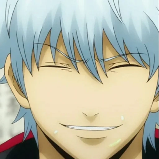 gintama, gintama, auteur de gintama, sourire de gintoki, gintama gin chan