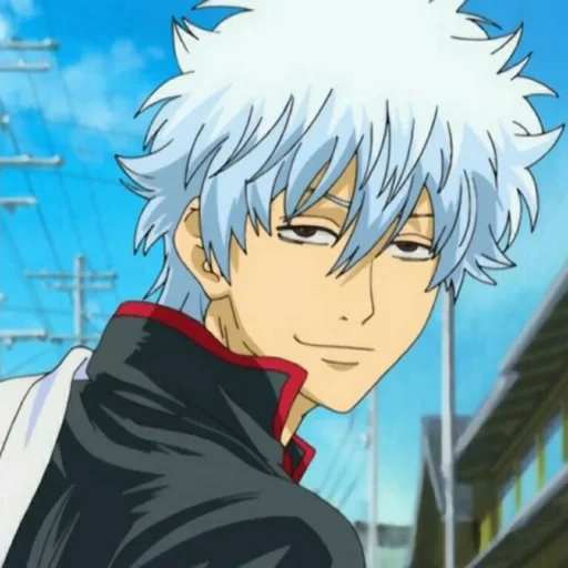 gintoki, gintama, sakata gintoki, gintoki lächelt, sakata gintoki avatar